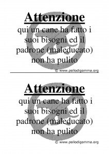 Modello per 2 cacche medie