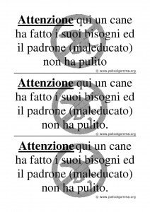 modello per 3 cacche piccole