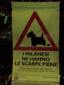 i milanesi ne hanno le scarpe piene